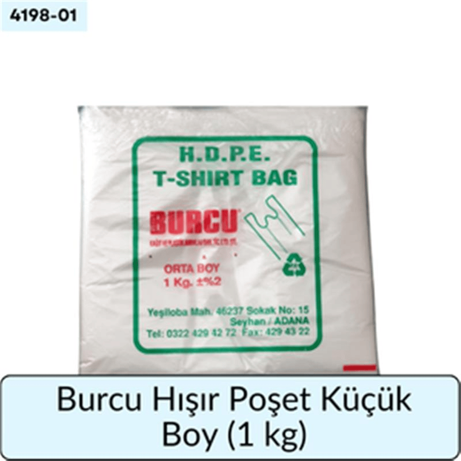 Burcu Hışır Poşet Küçük Boy ( 1 KG )