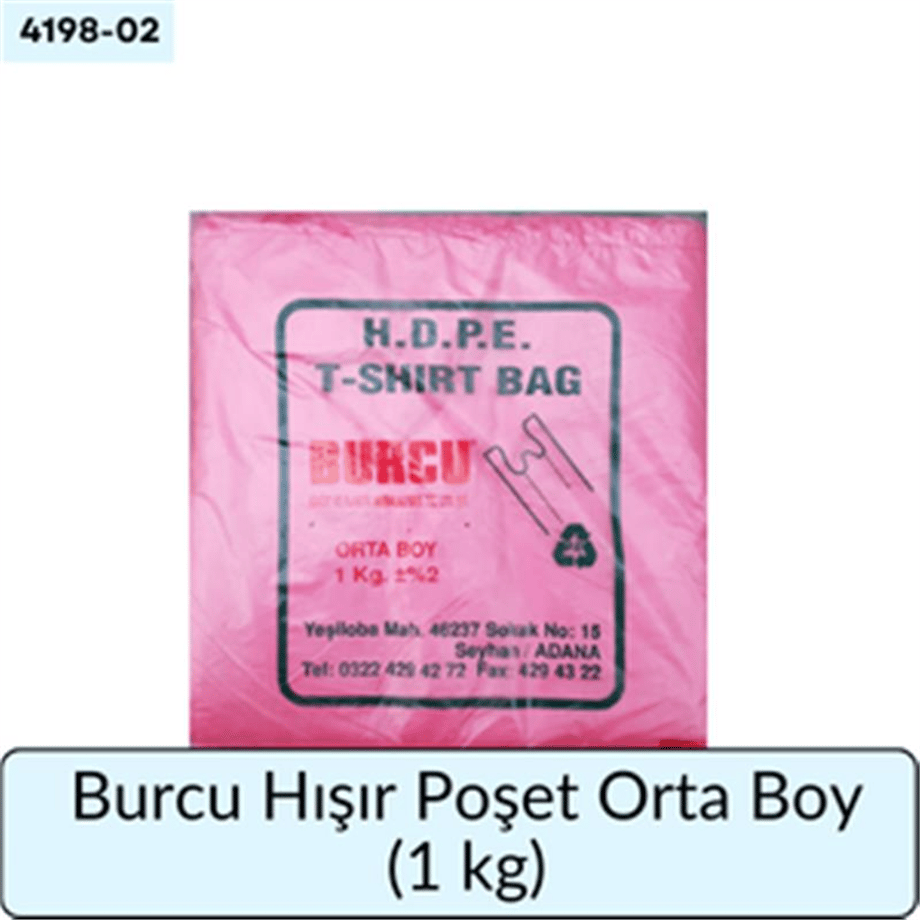 Burcu Hışır Poşet Orta Boy ( 1 KG )