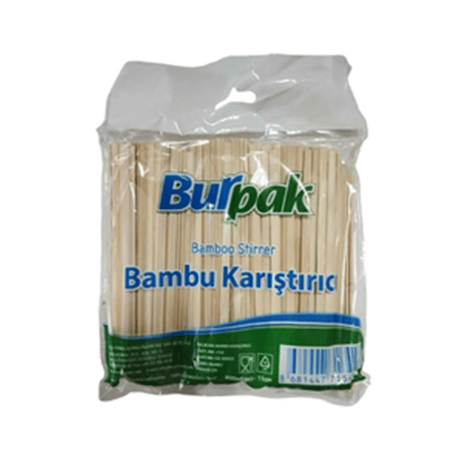 Burpak Bambu Karıştırıcı 11 Cm   (400 Ad)