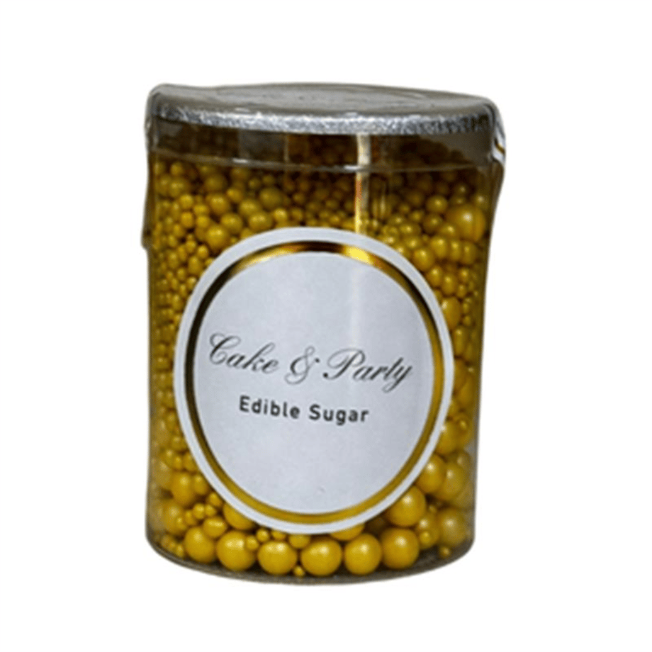 Cakepops Boncuk Karışık Sarı  2-4-8 Mm  (250 Gr)