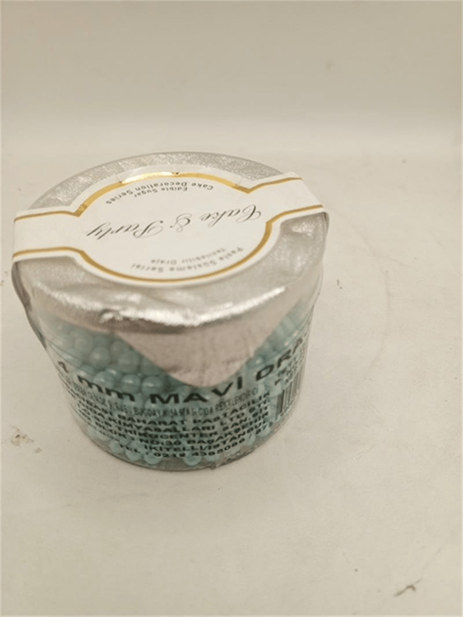 Cakepops Boncuk Mavi 4 Mm  (250 Gr)