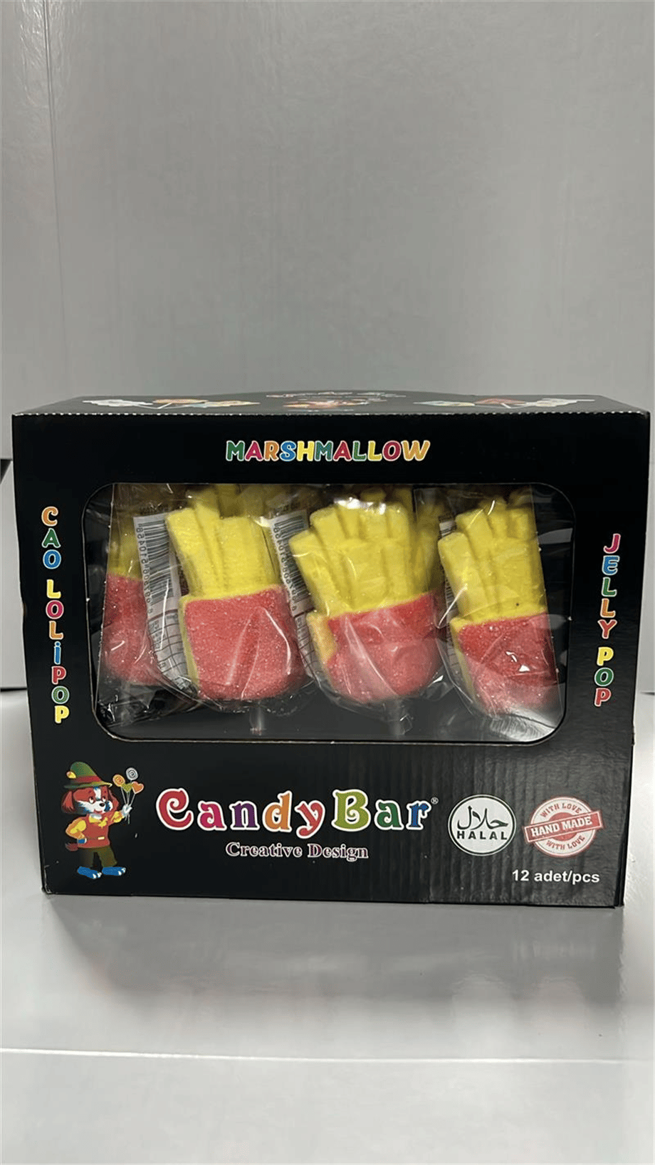 Candy Bar Marshmallow Patates 35 Gr   (12 Li)