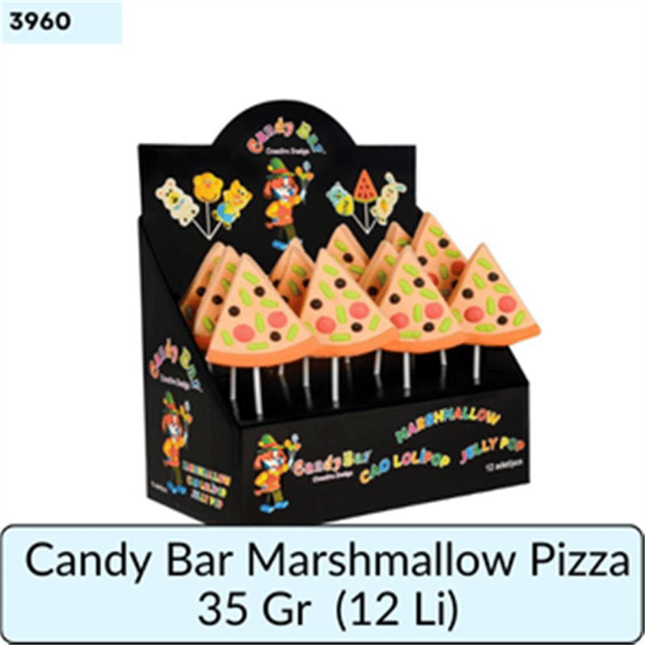 Candy Bar Marshmallow Pizza 35 Gr   (12 Li)