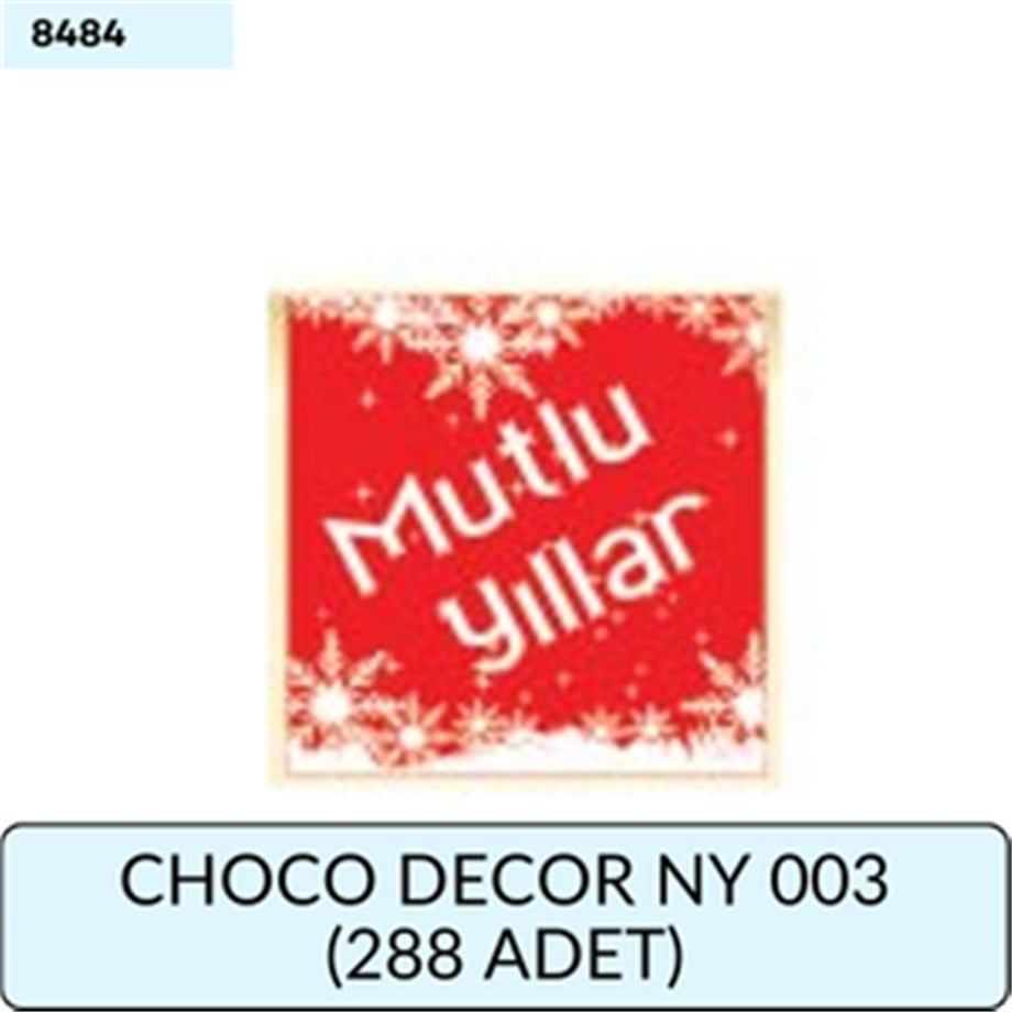 CHOCO DECOR NY 003     (288 ADET)