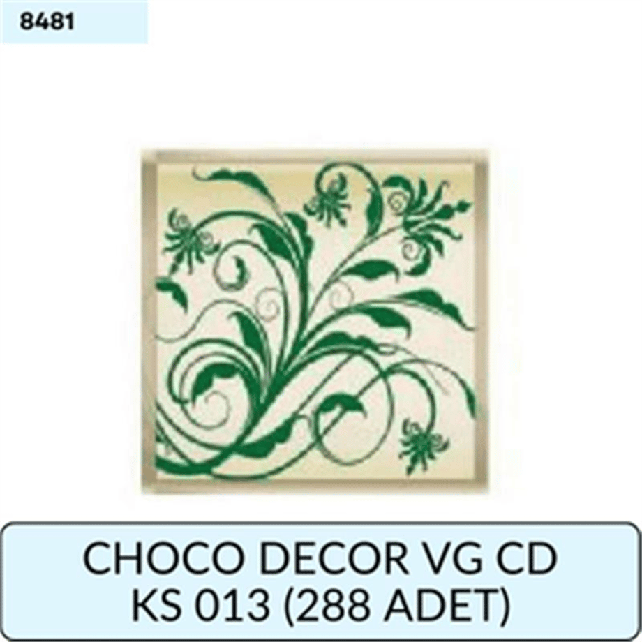 CHOCO DECOR VG CD  KS 013 ( 288 ADET )