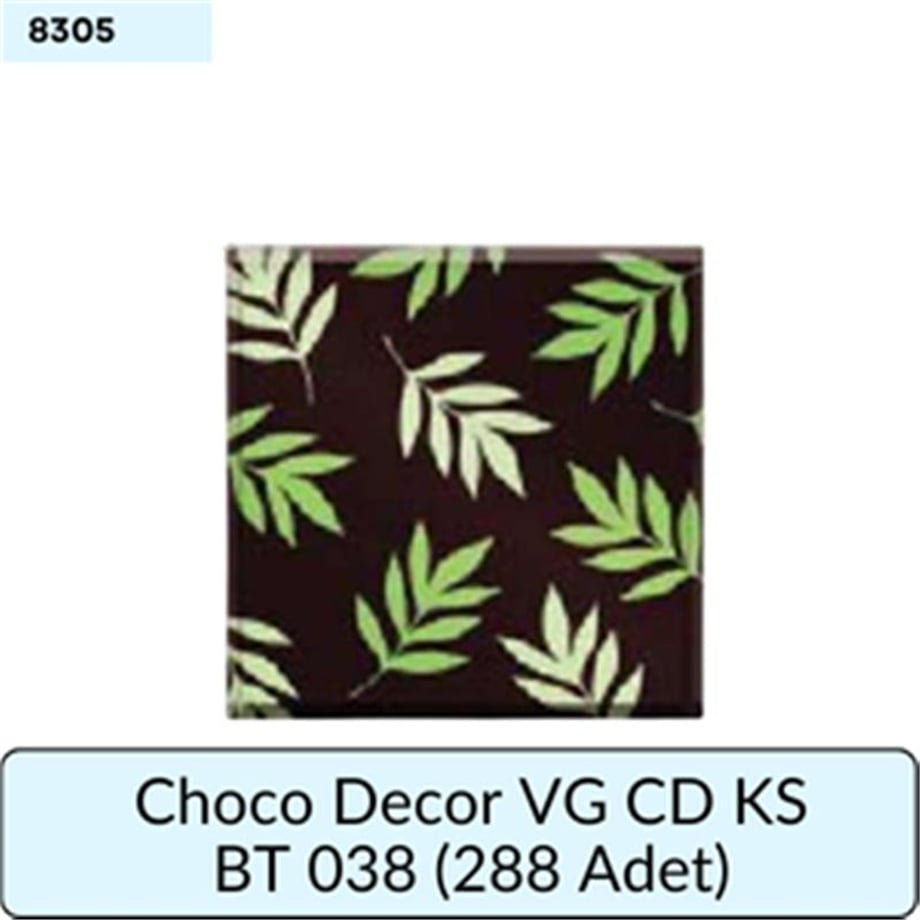 CHOCO DECOR VG CD KS BT 038     (288 ADET)