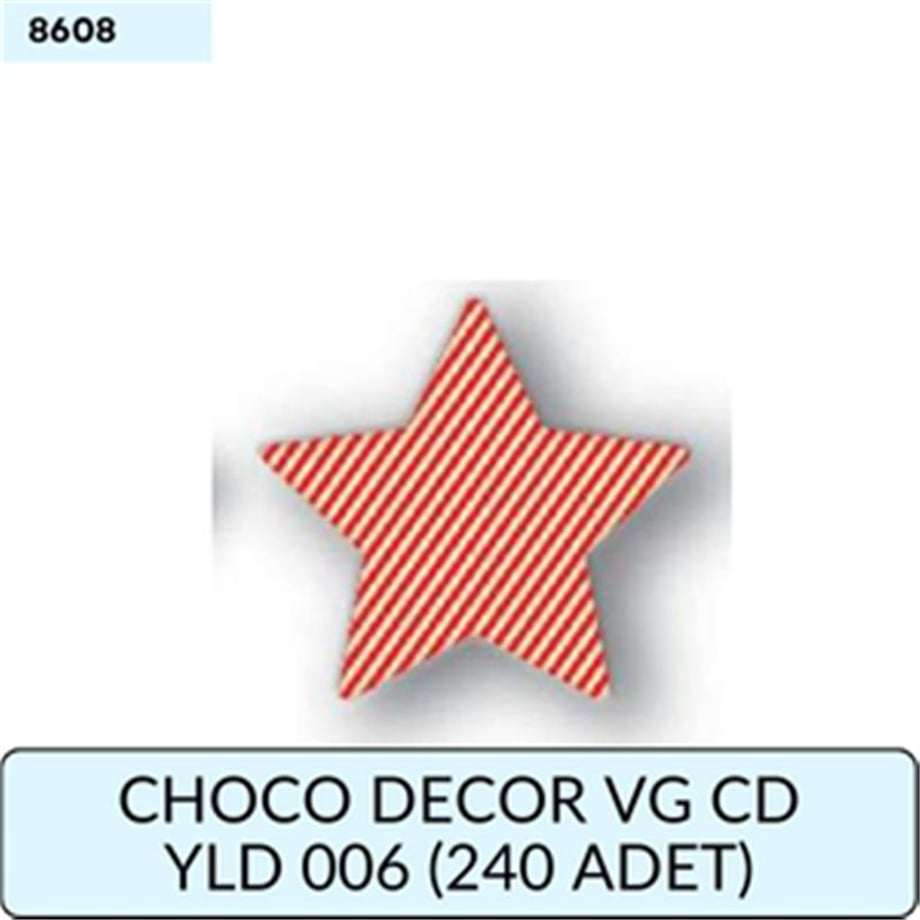 CHOCO DECOR VG CD YLD 006   (240 ADET)