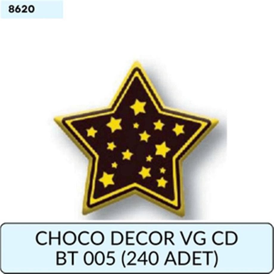 CHOCO DECOR VG CD YLD BT 005 (240 ADET)