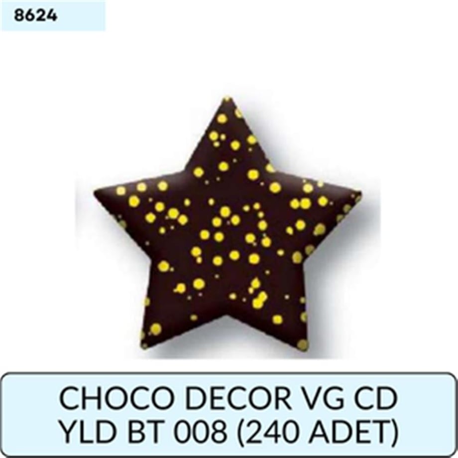 CHOCO DECOR VG CD YLD BT 008 (240 ADET)