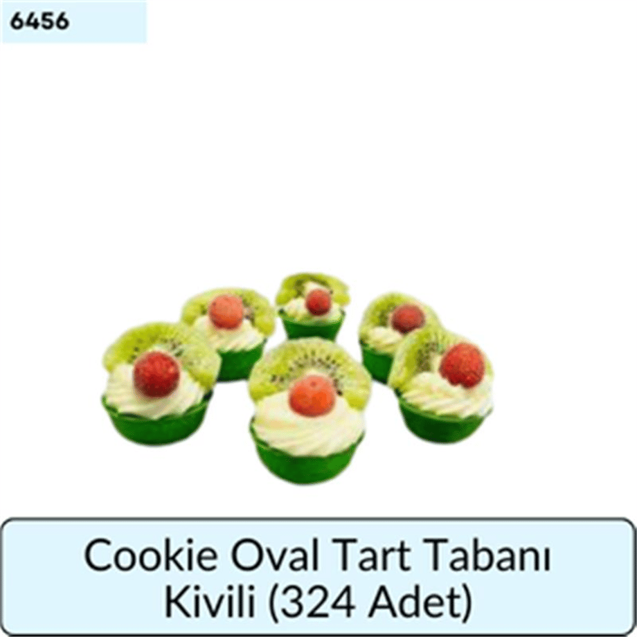 Cookie Oval Tart Tabanı Kivili   (324 Adet)