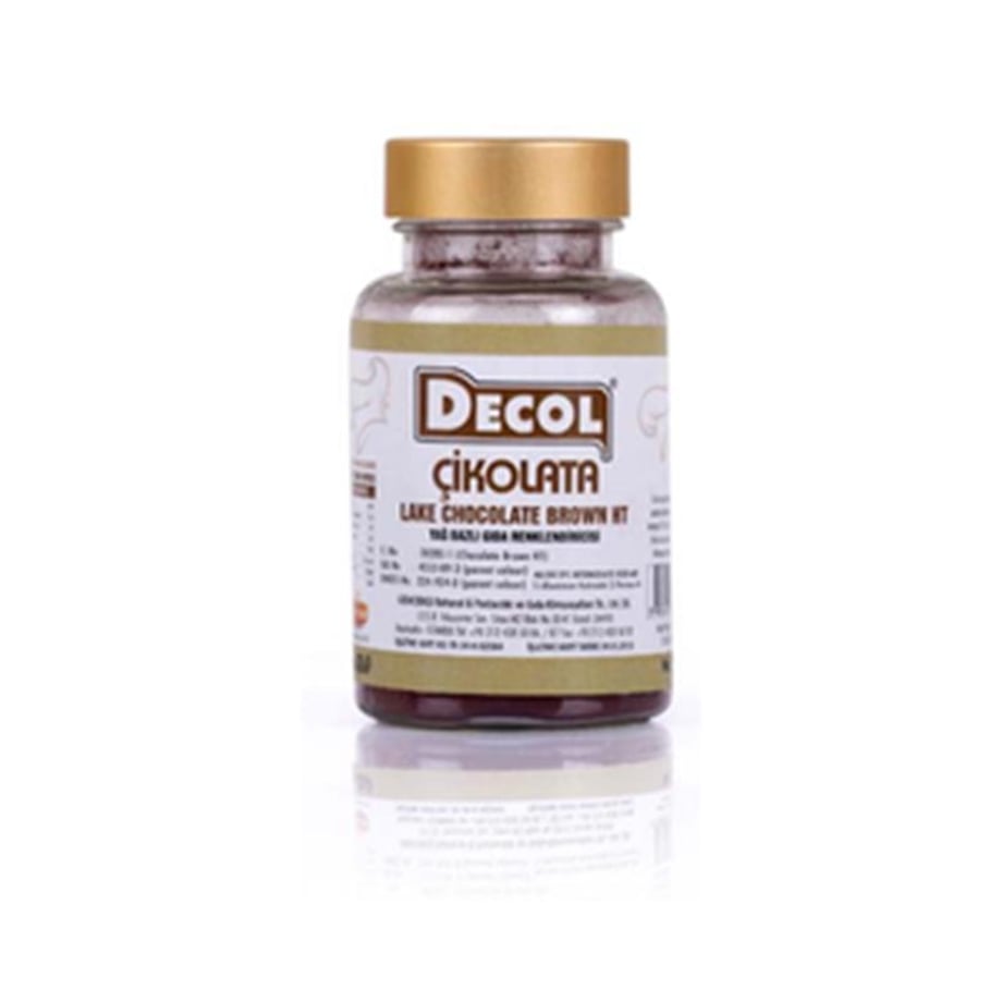 Decol Çik Kahve Yağ Bazlı Lake Toz Gıda Bo (25 GR)