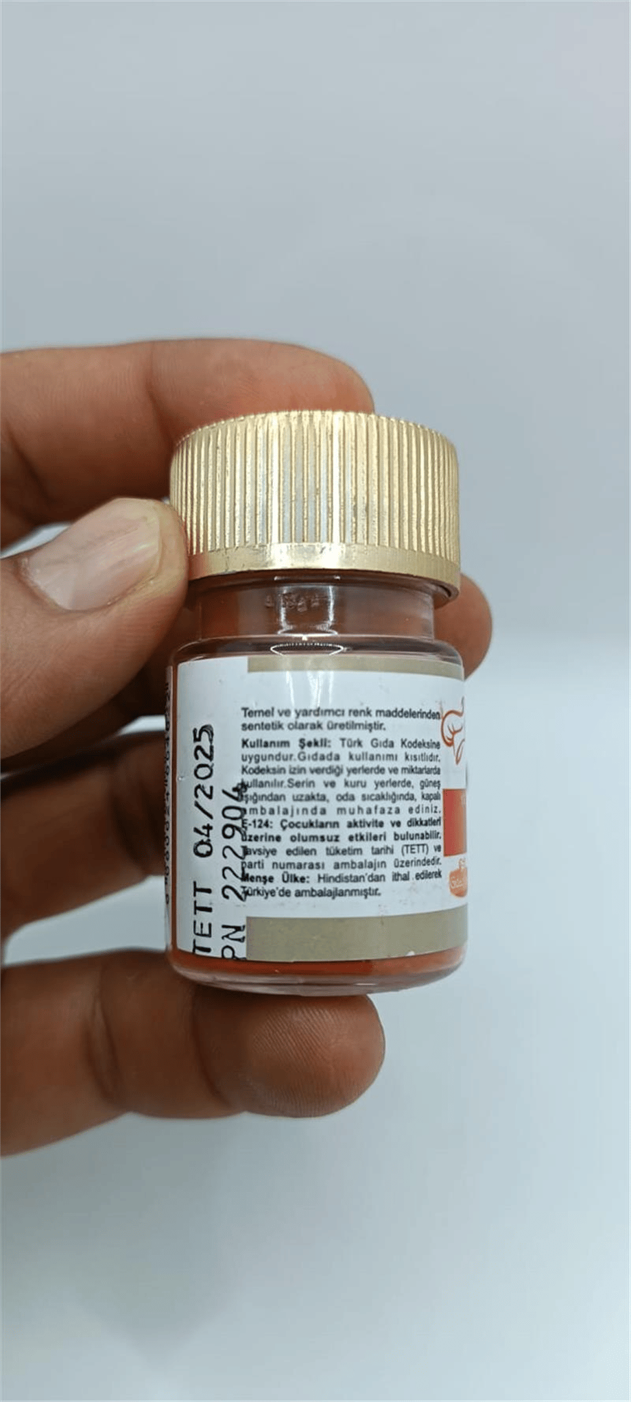 Decol Kırmızı Yağ Bazlı Lake Toz Gıda Boya  (7 GR)