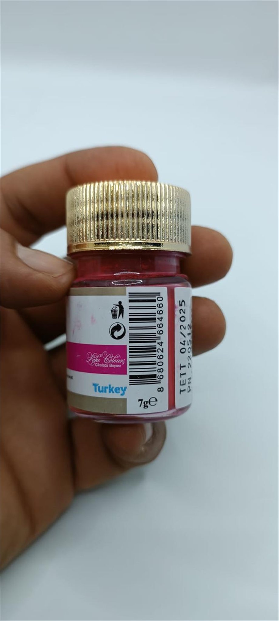 Decol Pembe Yağ Bazlı Lake Toz Gıda Boyası  (7 GR)
