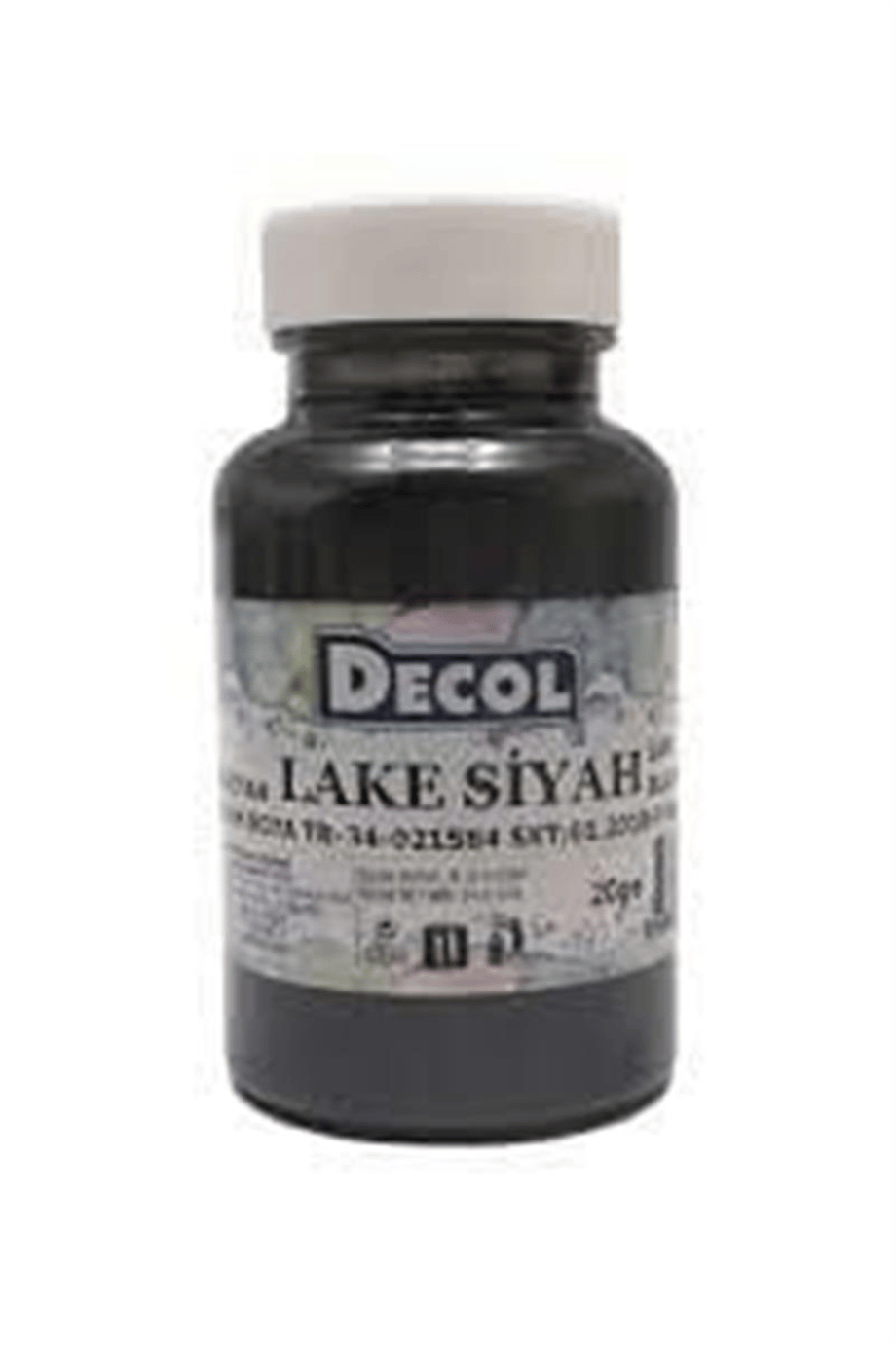 Decol Yağ Bazlı Lake Siyah Carbon Black   (5 Gr)