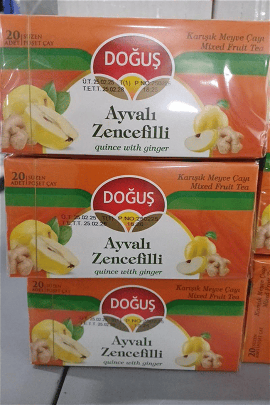 Doğuş Ayvalı Zencefilli Bitki Çayı   (20*1,90 Gr)