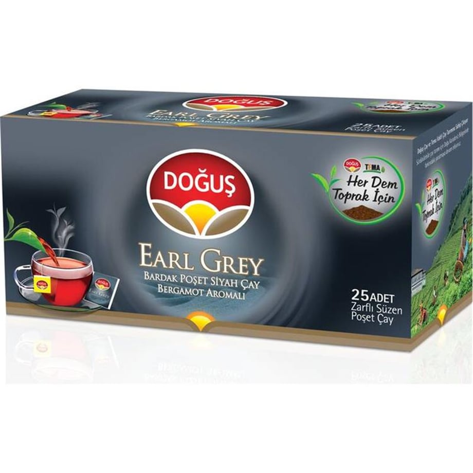 Doğuş Early Grey Süzen Poşet Çay  (25*2 Gr)