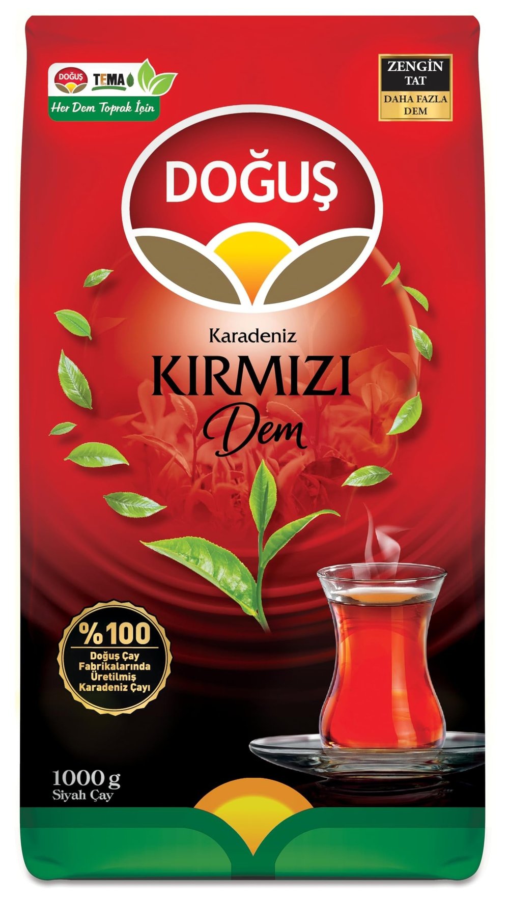 Doğuş Karadeniz Kırmızı Dem Çay   (1000 Gr)