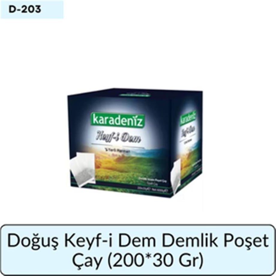 Doğuş Keyf İ Dem Demlik Poşet Çay   (200*30 Gr)