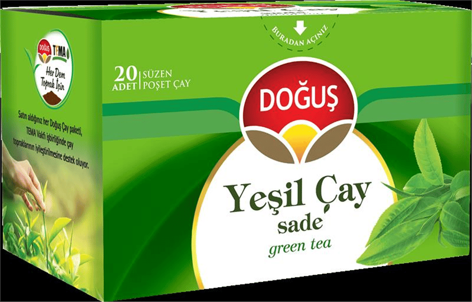 Doğuş Yeşil Çay Sade Bitki Çayı    (20*1,75 Gr)
