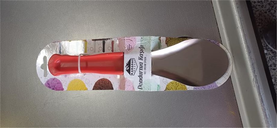 Dondurma Kaşığı Metal Renkli