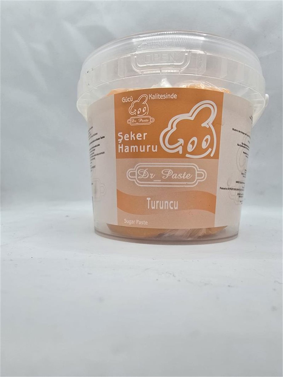 Dr. Paste Şeker Hamuru Turuncu   (500 Gr)