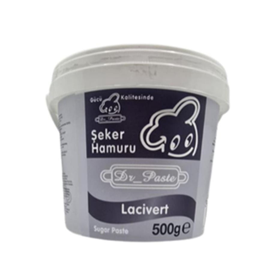 Dr. Paste Şeker Hamuru Lacivert   (500 Gr)