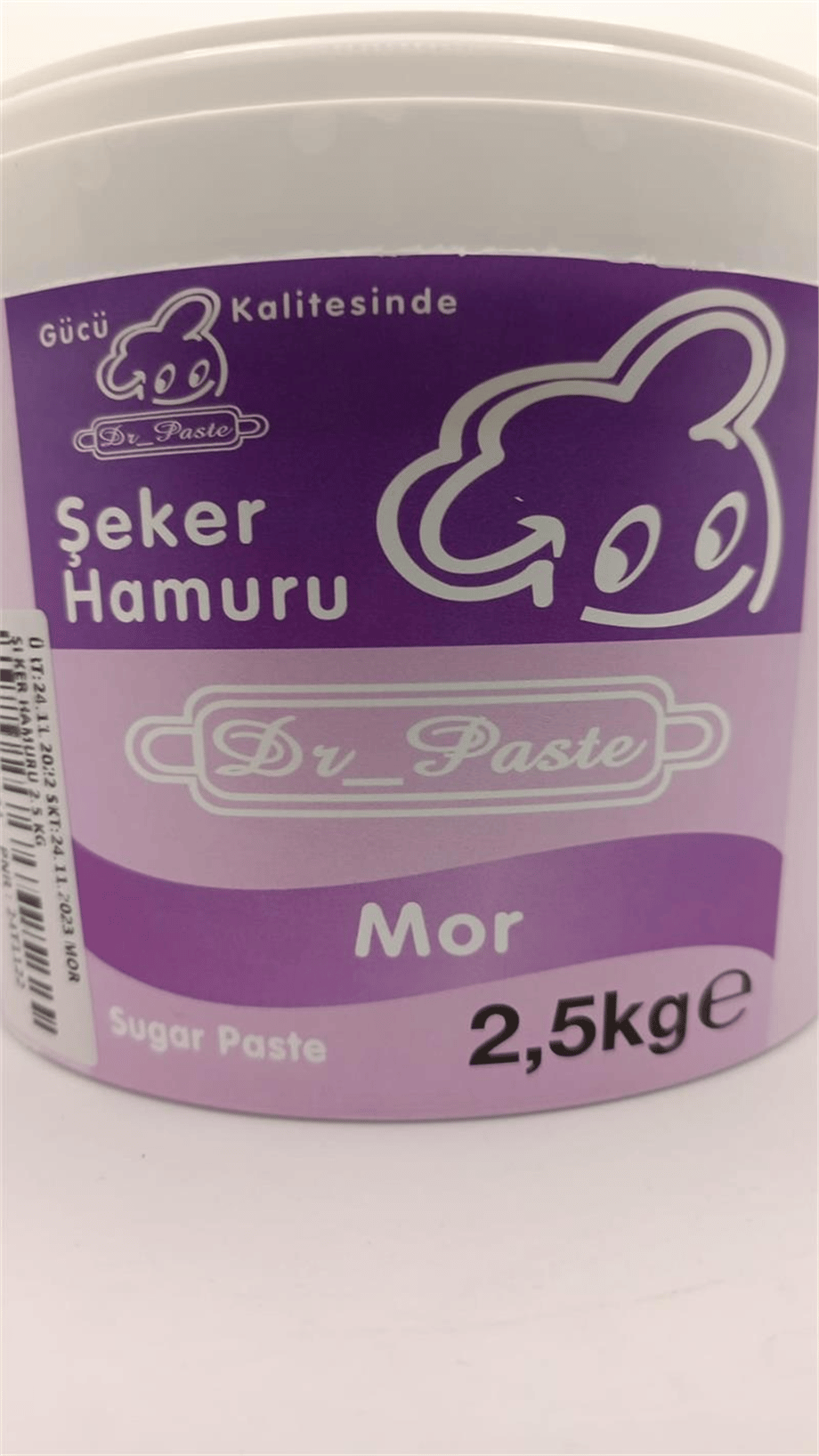 Dr. Paste Şeker Hamuru Mor   (2,5 Kg)