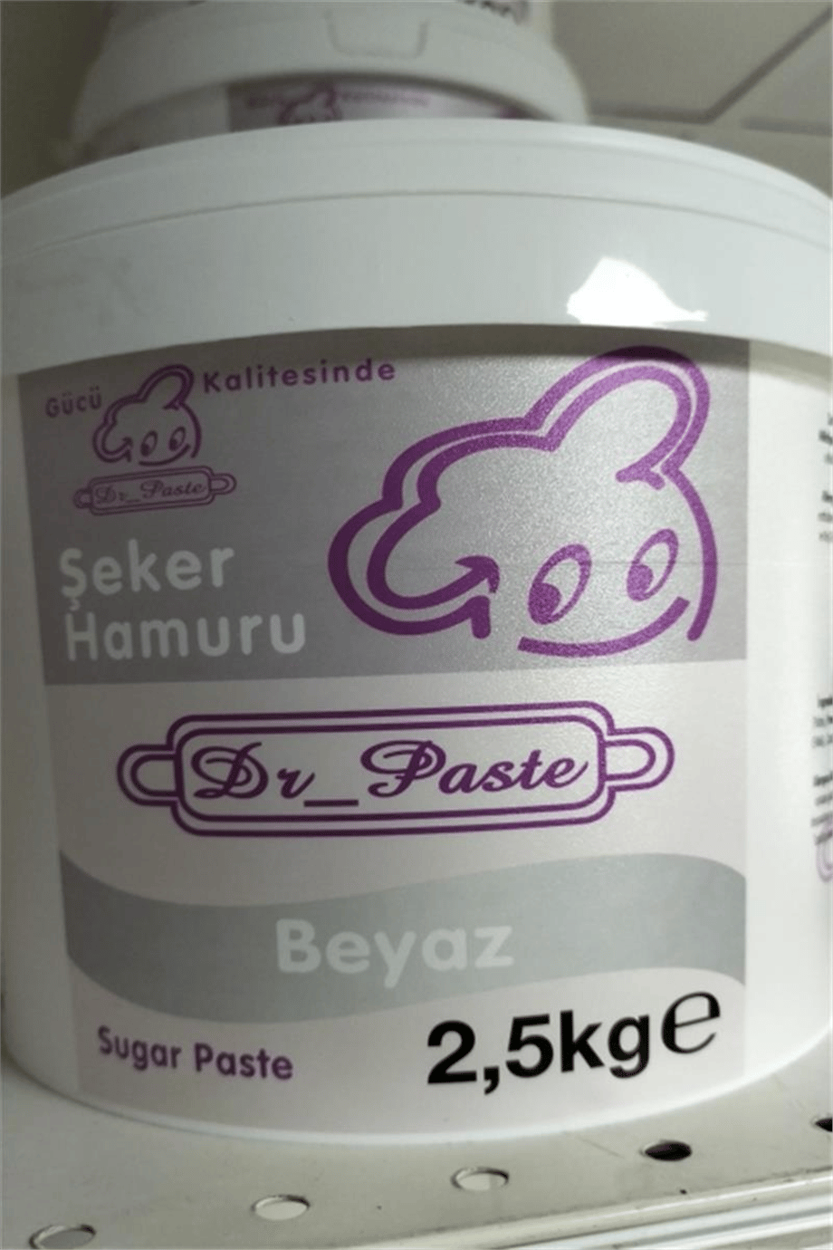 Dr. Paste Şeker Hamuru Beyaz   (2,5 Kg)