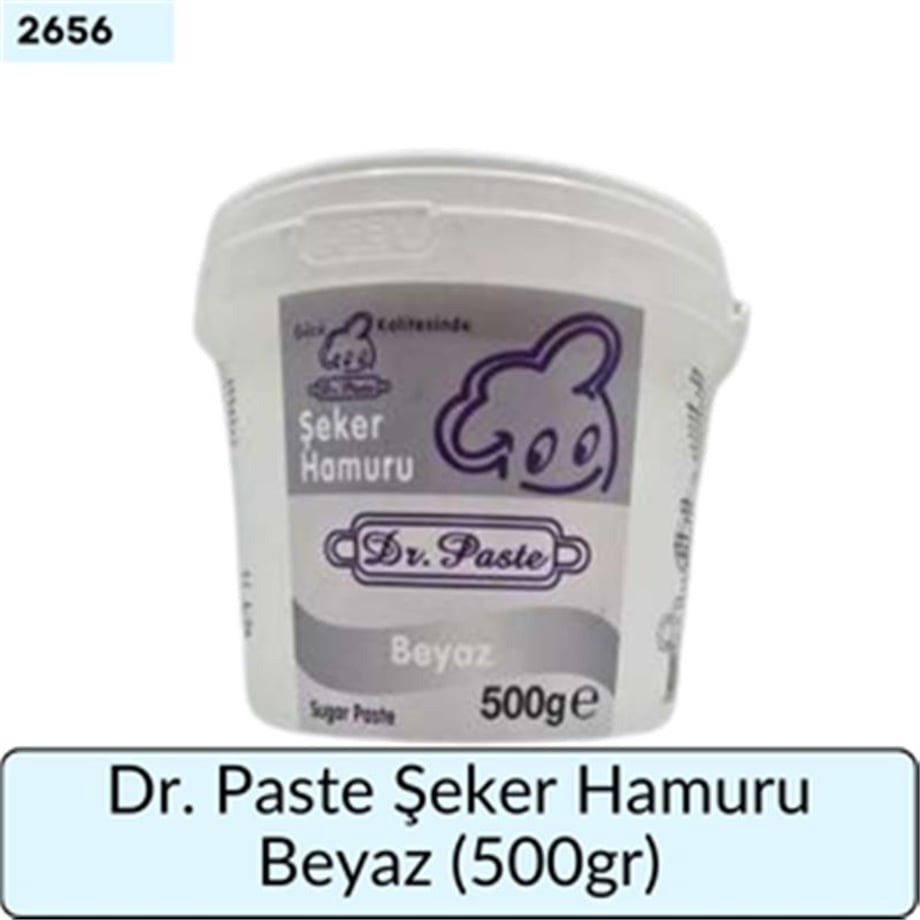 Dr. Paste Şeker Hamuru Beyaz   (500 Gr)