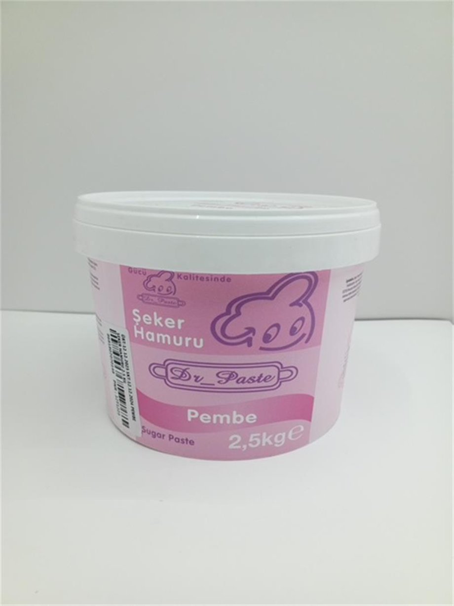 Dr. Paste Şeker Hamuru Pembe   (2,5 Kg)