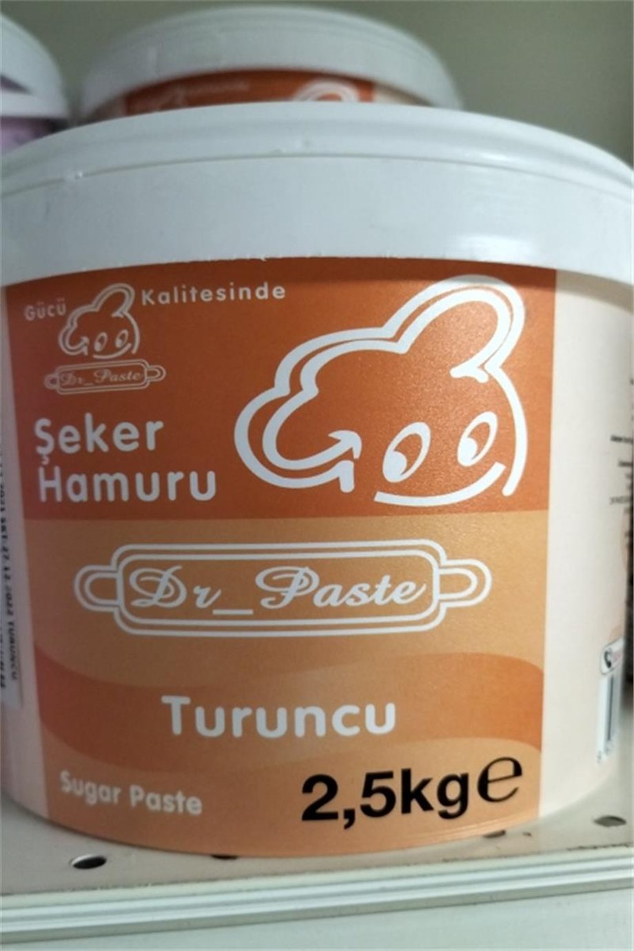 Dr. Paste Şeker Hamuru Turuncu   (2,5 Kg)