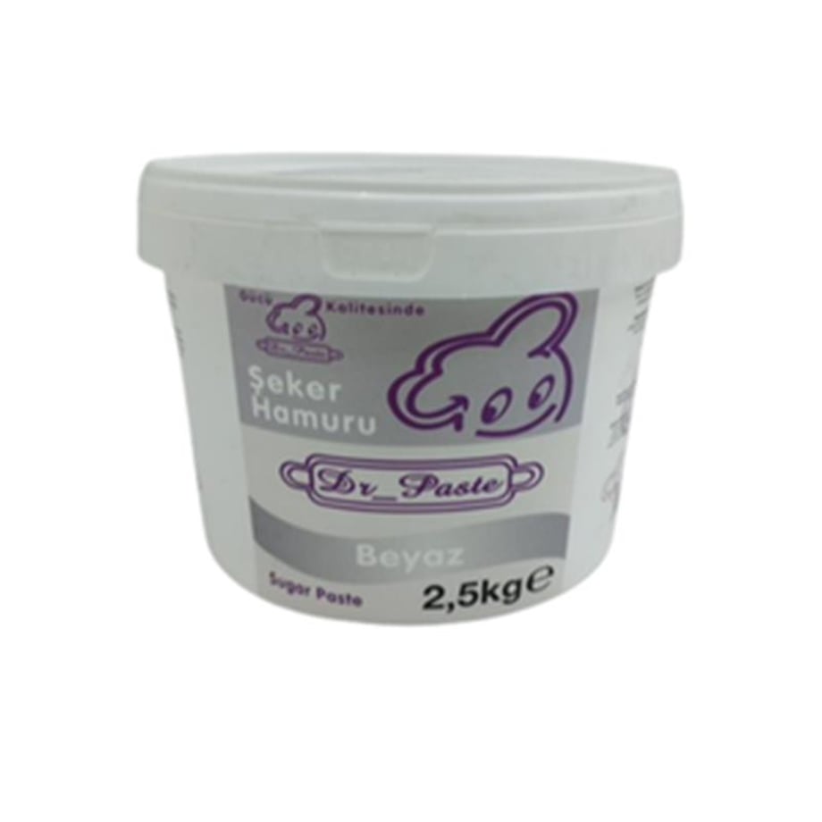 Dr. Paste Şeker Hamuru Beyaz   (2,5 Kg)