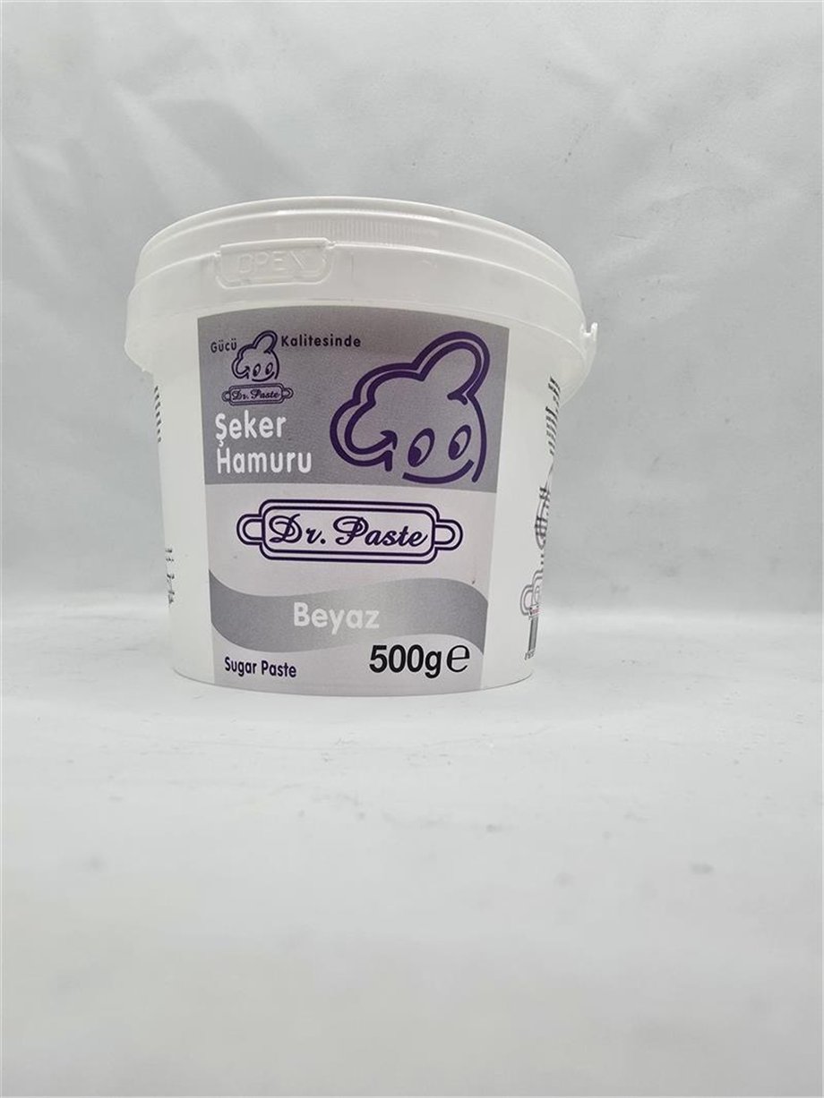 Dr. Paste Şeker Hamuru Beyaz   (500 Gr)