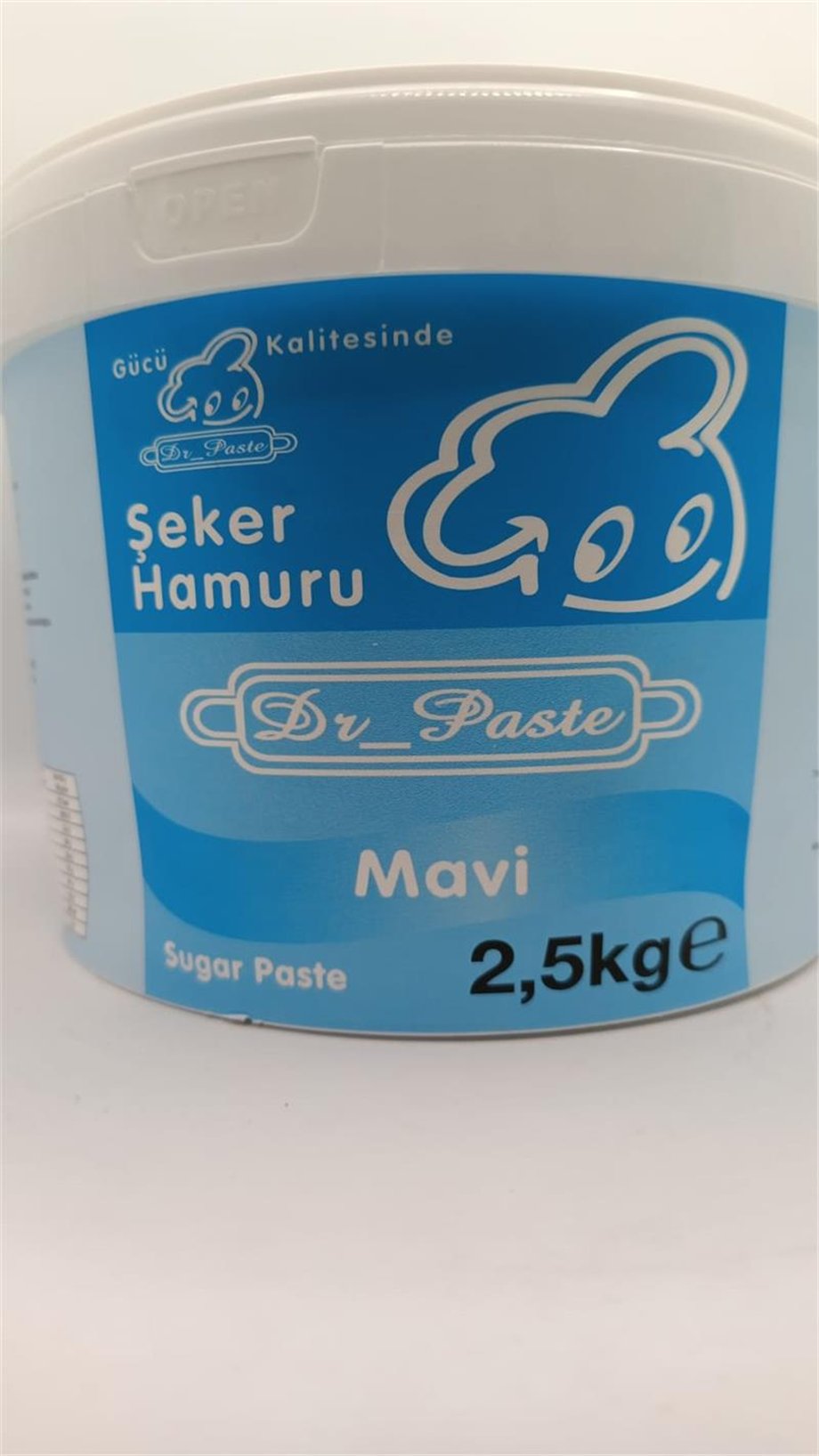 Dr. Paste Şeker Hamuru Mavi   (2,5 Kg)