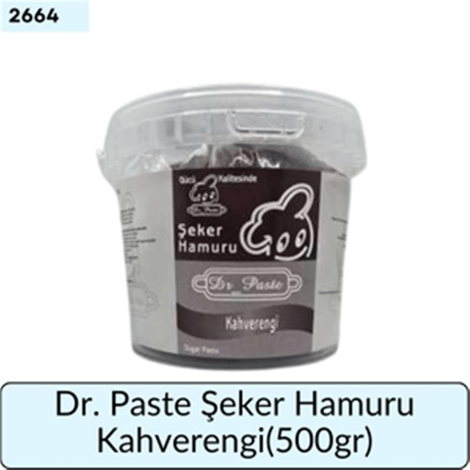 Dr. Paste Şeker Hamuru Kahverengi   (500 Gr)