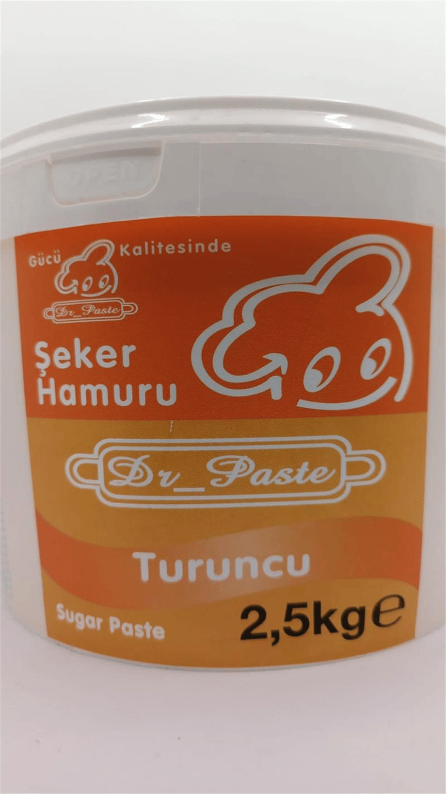 Dr. Paste Şeker Hamuru Turuncu   (2,5 Kg)