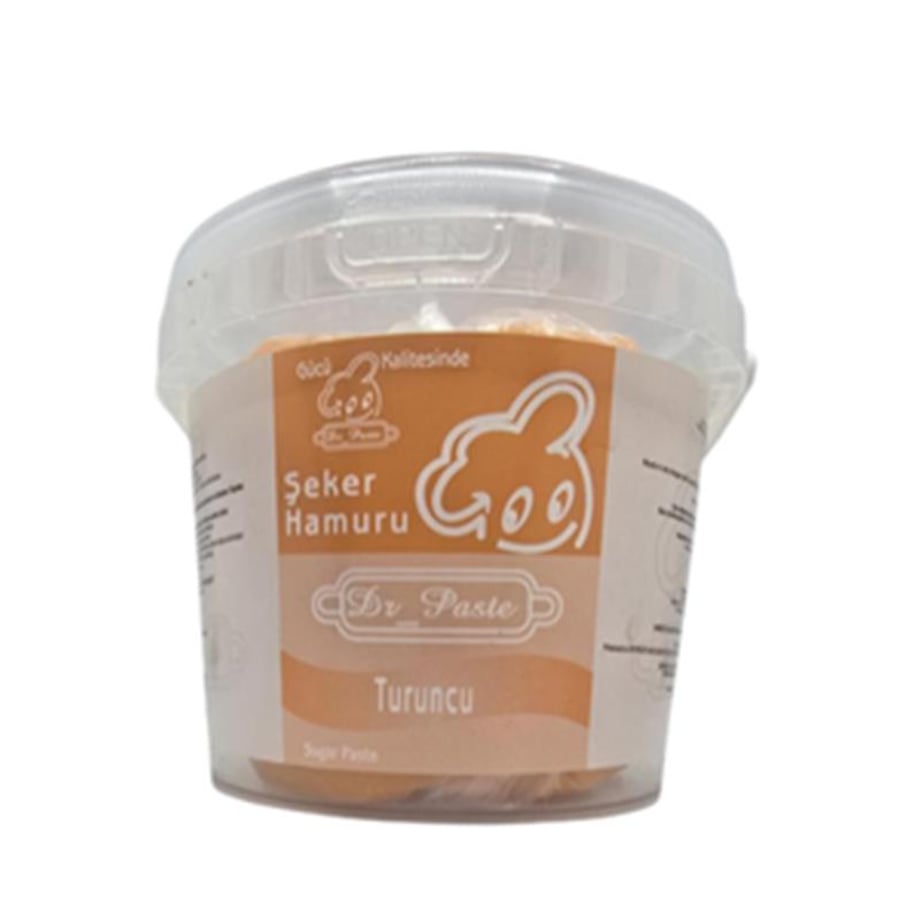 Dr. Paste Şeker Hamuru Turuncu   (500 Gr)