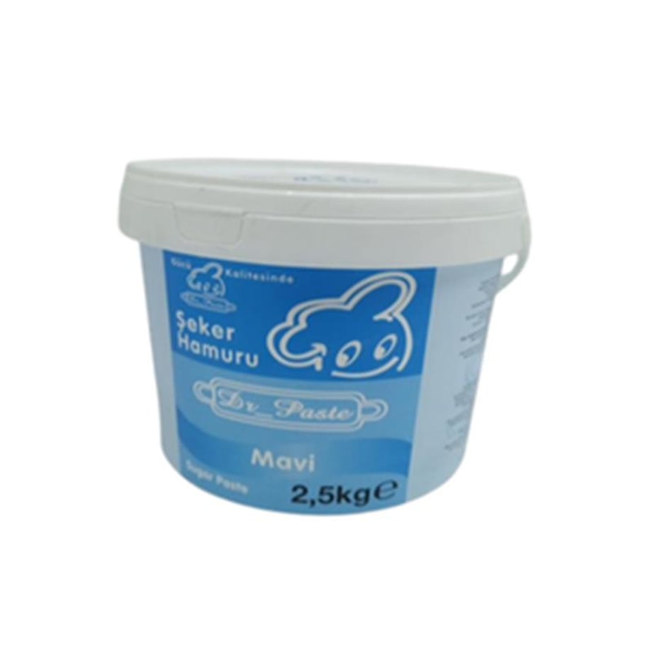 Dr. Paste Şeker Hamuru Mavi   (2,5 Kg)