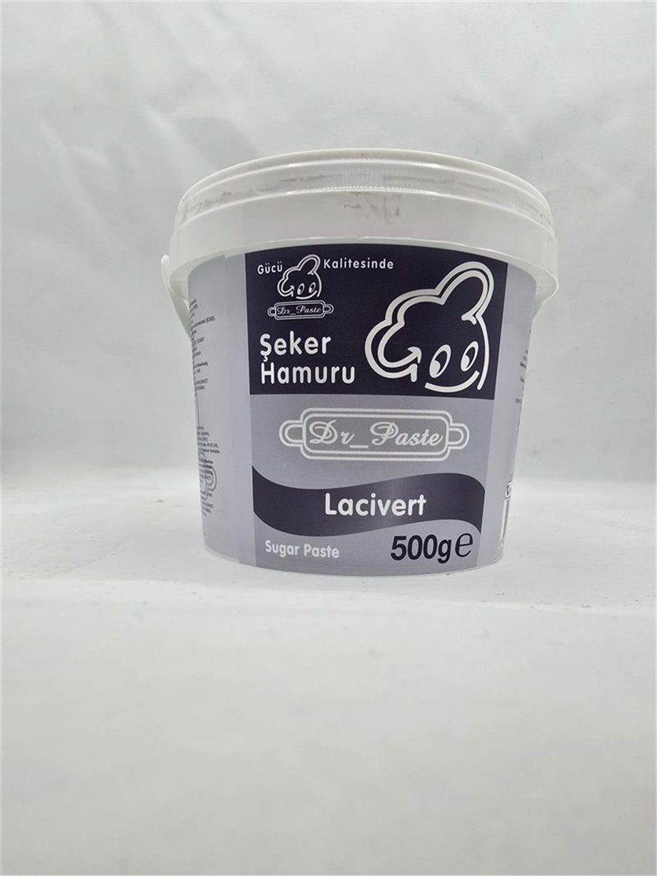 Dr. Paste Şeker Hamuru Lacivert   (500 Gr)