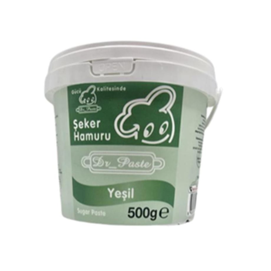 Dr. Paste Şeker Hamuru Yeşil   (500 Gr)