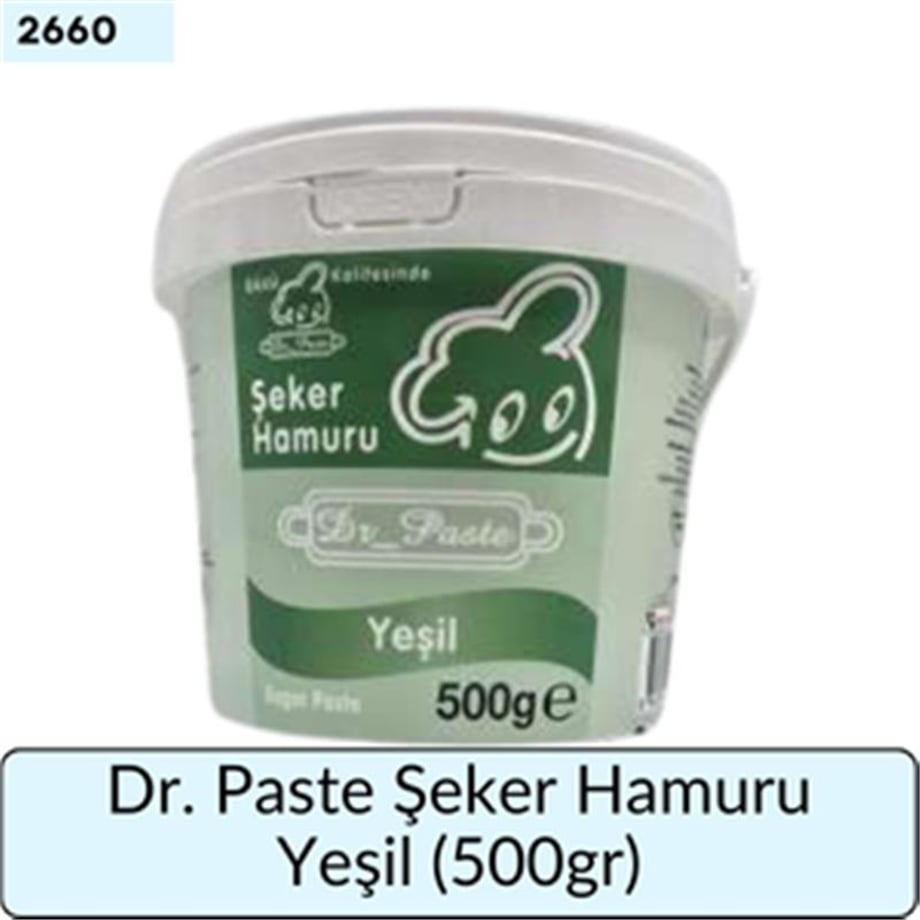 Dr. Paste Şeker Hamuru Yeşil   (500 Gr)