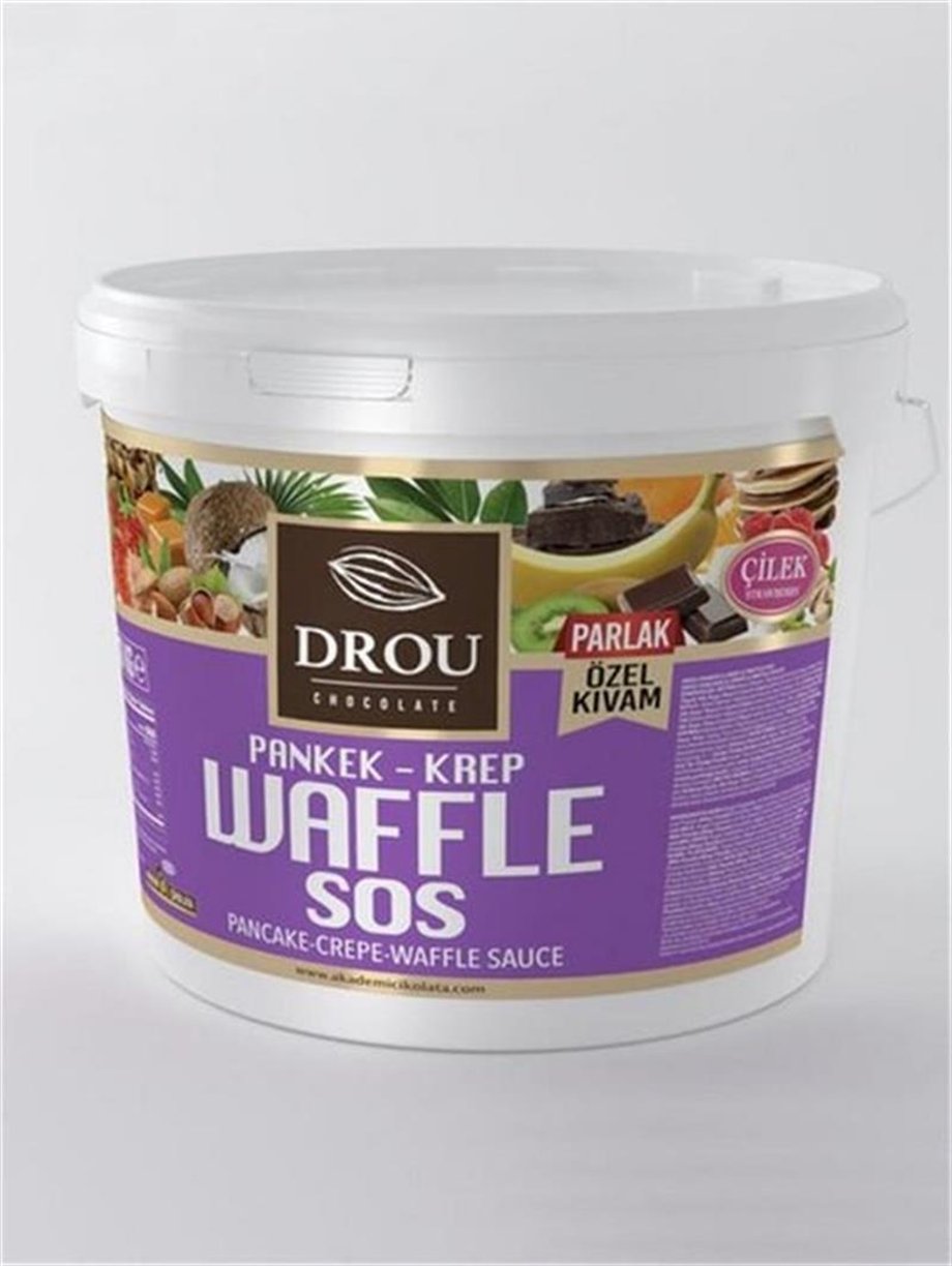 Drou Waffle Sos Çilek 10 Kg