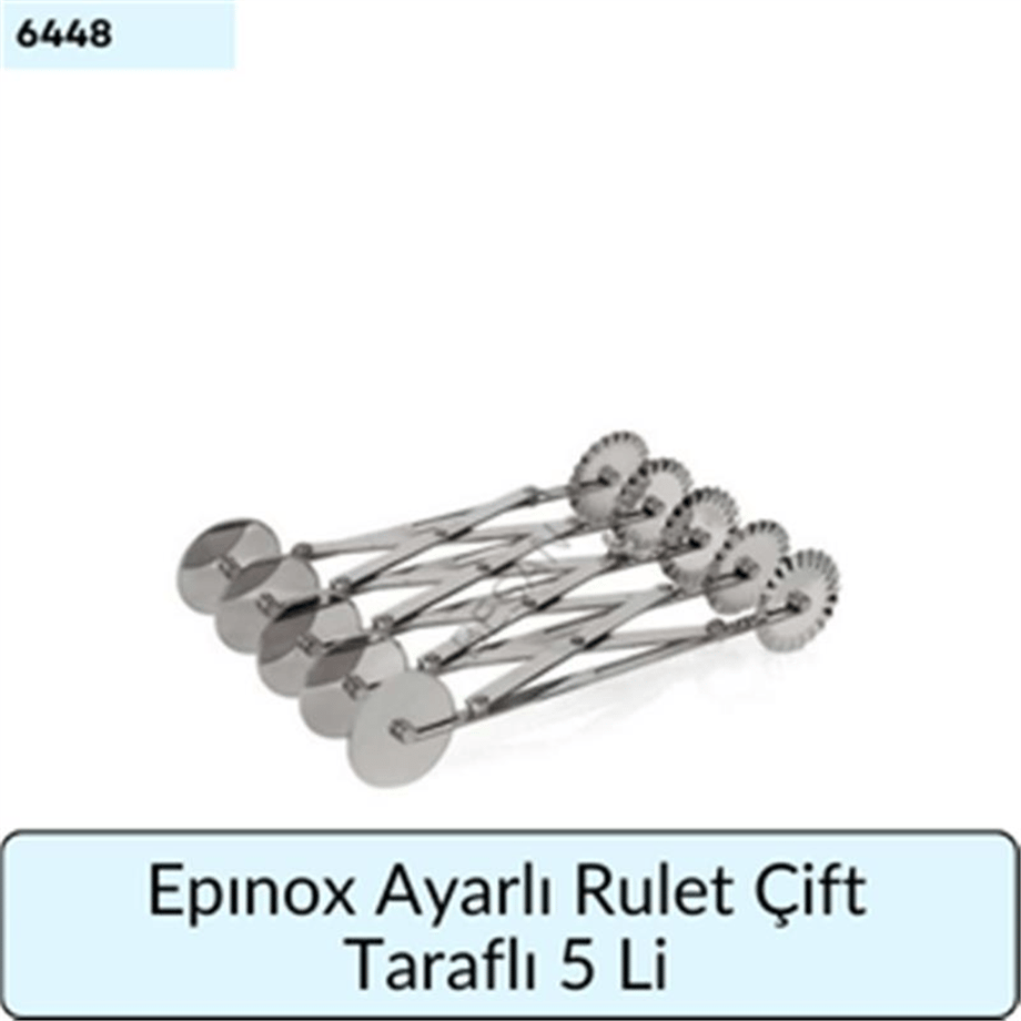 Epınox Ayarlı Rulet Çift Taraflı 5 li