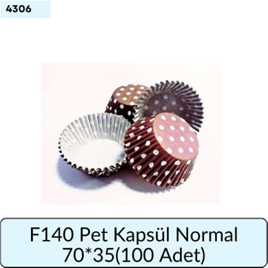 F140 Kapsül Pet Normal 70*35 (100 Adet)