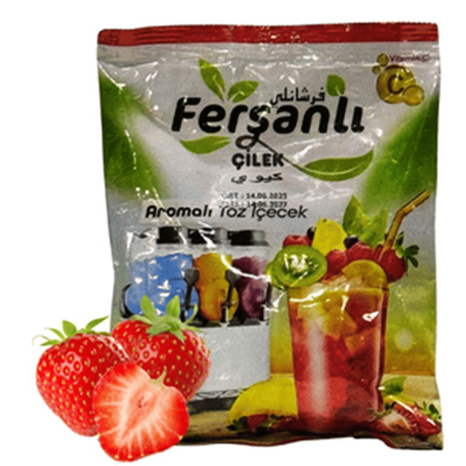 Ferşanlı Soğuk İçecek Tozu Çilek Aromalı  (600 Gr)