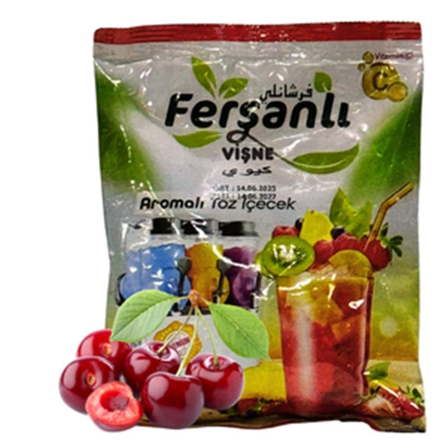 Ferşanlı Soğuk İçecek Tozu Vişne Aromalı  (600 Gr)