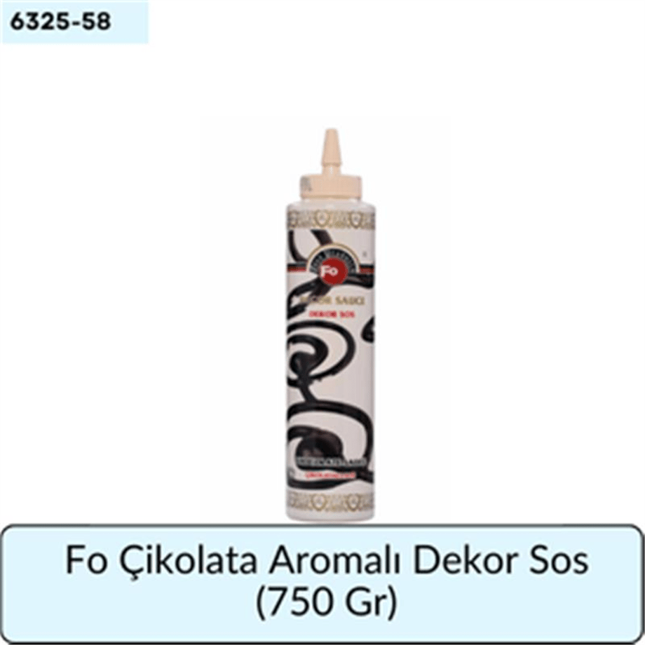 Fo Çikolatal Aromalı Dekor Sos   (750 Gr)