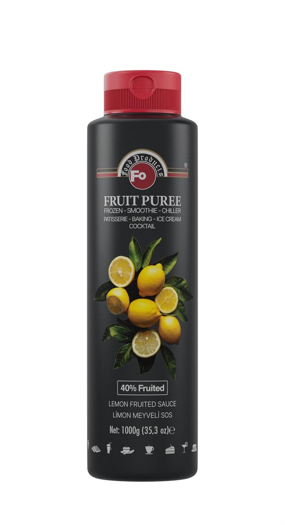 Fo Frozen Sos Yuzu Aro. Limon Meyveli   (1 Kg)