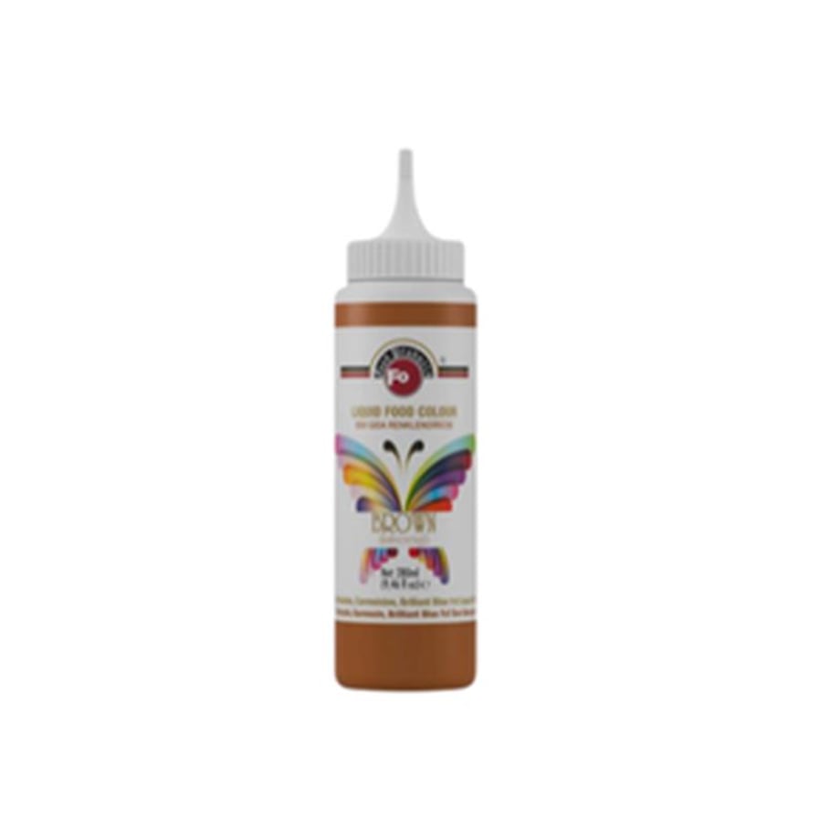 Fo Kahverengi Sıvı Gıda Renklendiricisi   (280 ML)