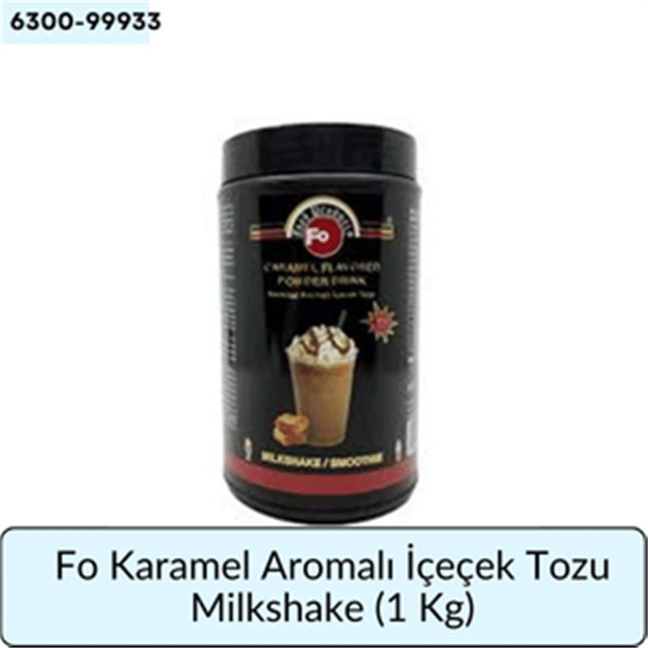 Fo Karamel Aromalı İçecek Tozu Milkshake   (1 Kg)